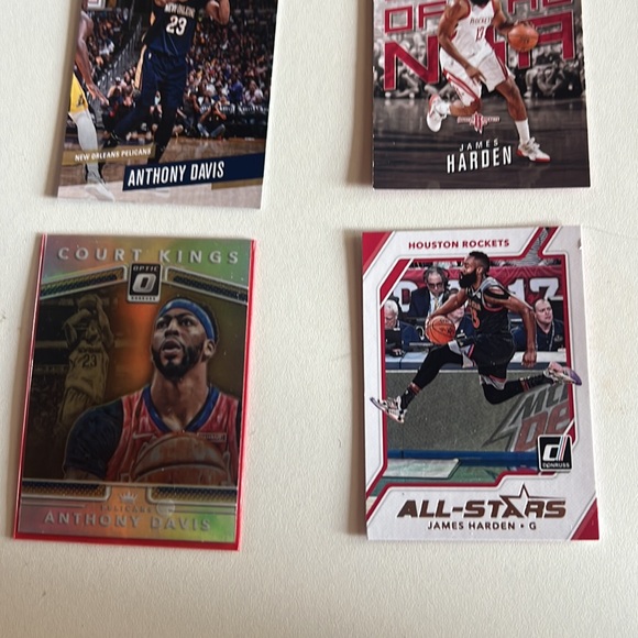 Anthony Davis, James Harden, Dwayne Bacon, Dwayne Wade, Josh Hart (12 card lot) - Picture 6 of 9